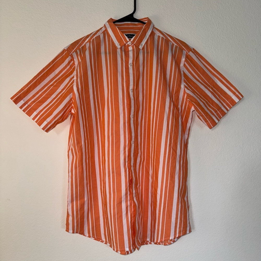 Club Room Short Sleeve Button Up size M